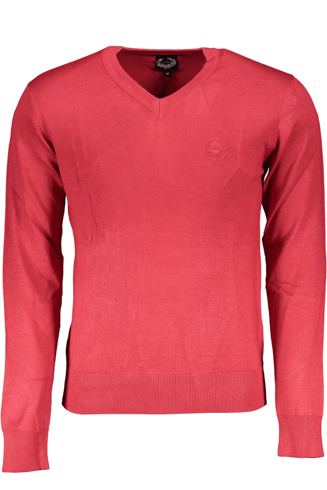 6173GIAN MARCO VENTURI MAGLIA UOMO ROSSO