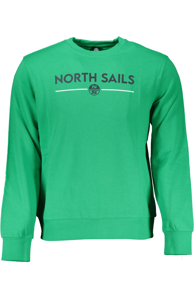 7124NORTH SAILS FELPA SENZA ZIP UOMO VERDE