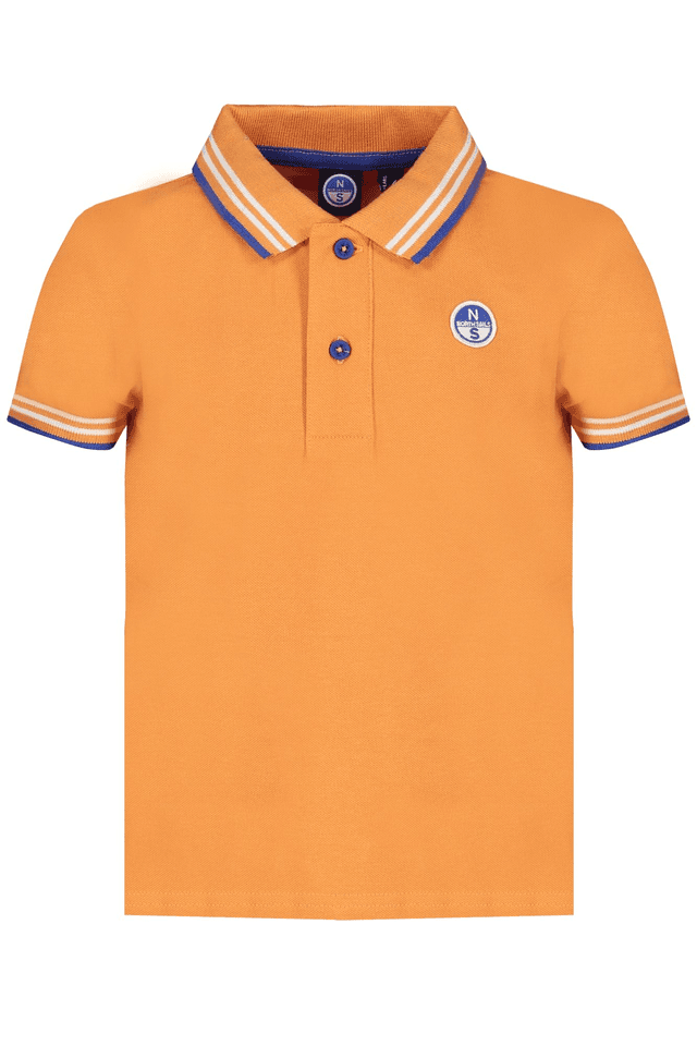 8395NORTH SAILS POLO MANICHE CORTE BAMBINO ARANCIO