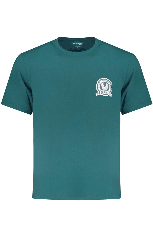 9976WRANGLER T-SHIRT MANICHE CORTE UOMO VERDE