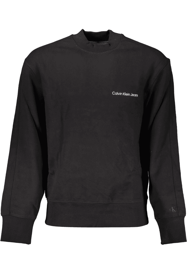 7063CALVIN KLEIN FELPA SENZA ZIP UOMO NERO