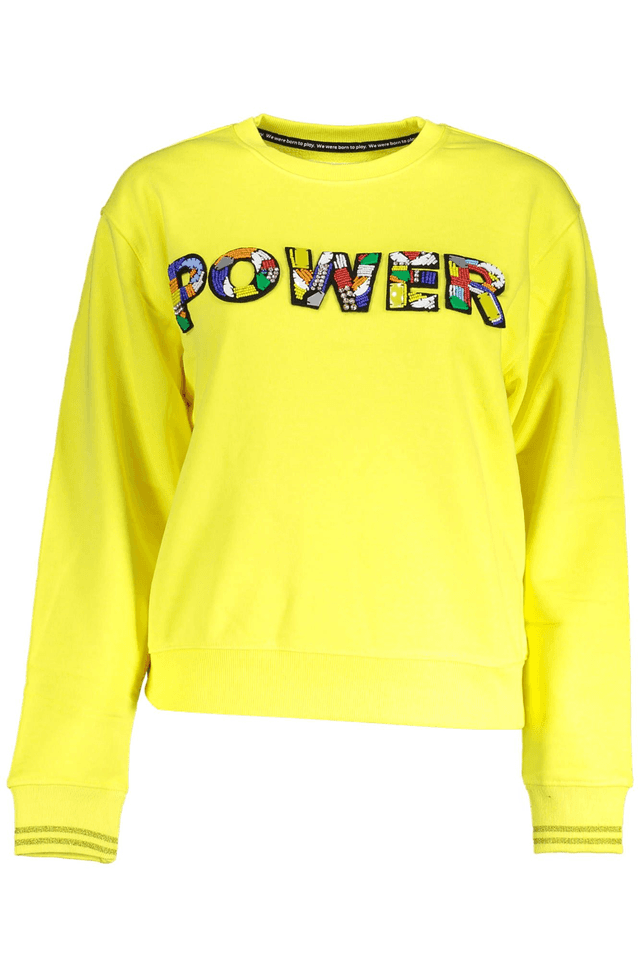 3120DESIGUAL FELPA SENZA ZIP DONNA GIALLO