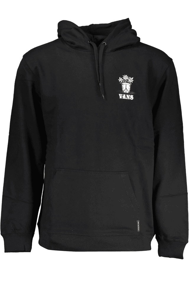 5852VANS FELPA SENZA ZIP UOMO NERO