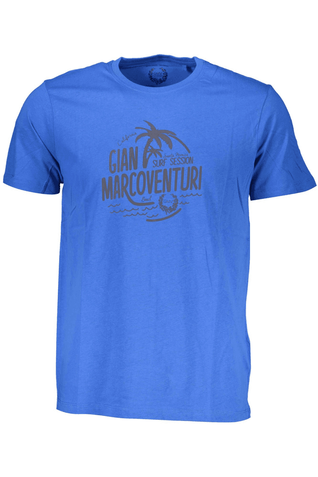 3970GIAN MARCO VENTURI T-SHIRT MANICHE CORTE UOMO BLU
