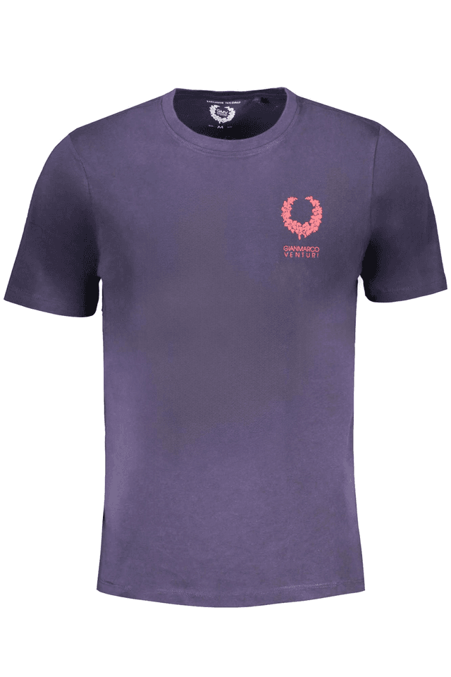 9597GIAN MARCO VENTURI T-SHIRT MANICHE CORTE UOMO BLU