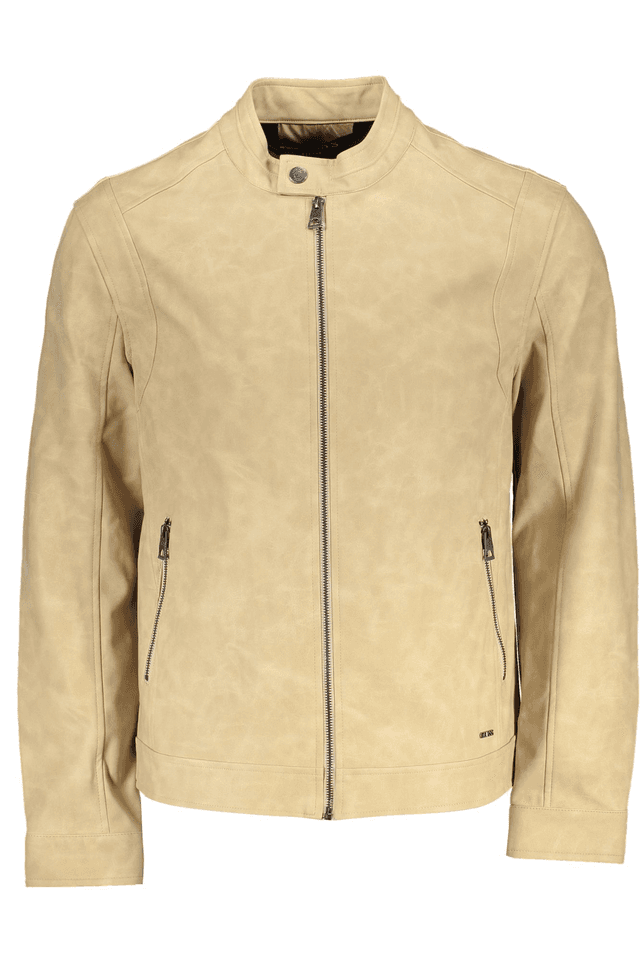 7451GUESS JEANS GIACCA SPORTIVA UOMO BEIGE