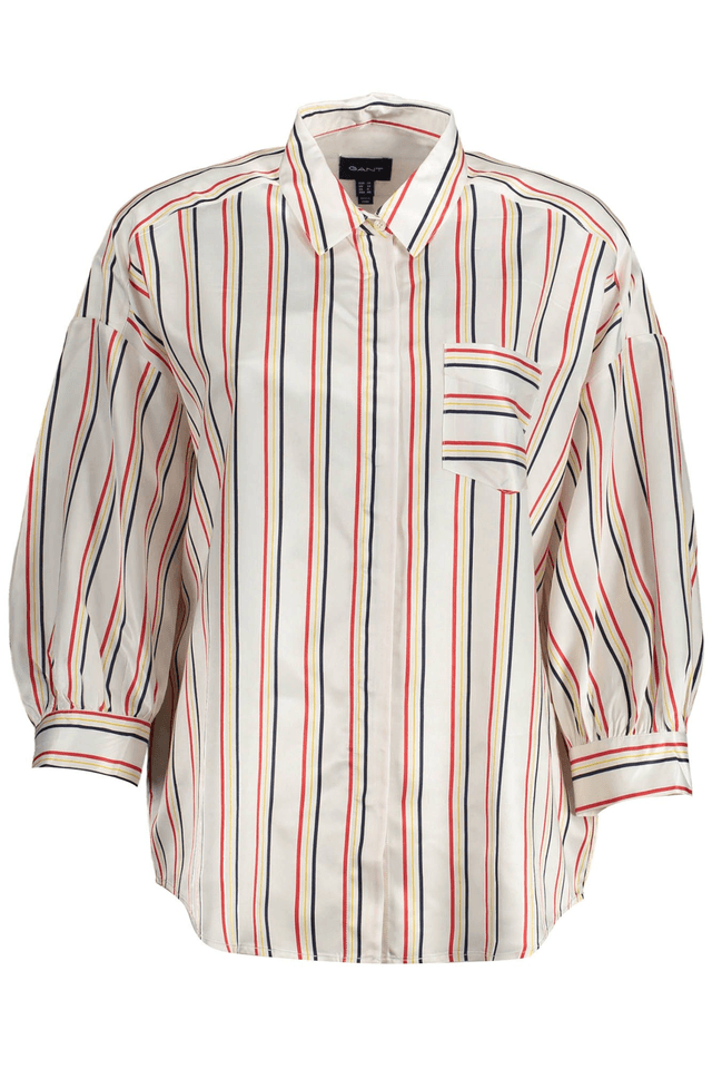 2156GANT CAMICIA MANICHE LUNGHE DONNA BIANCO