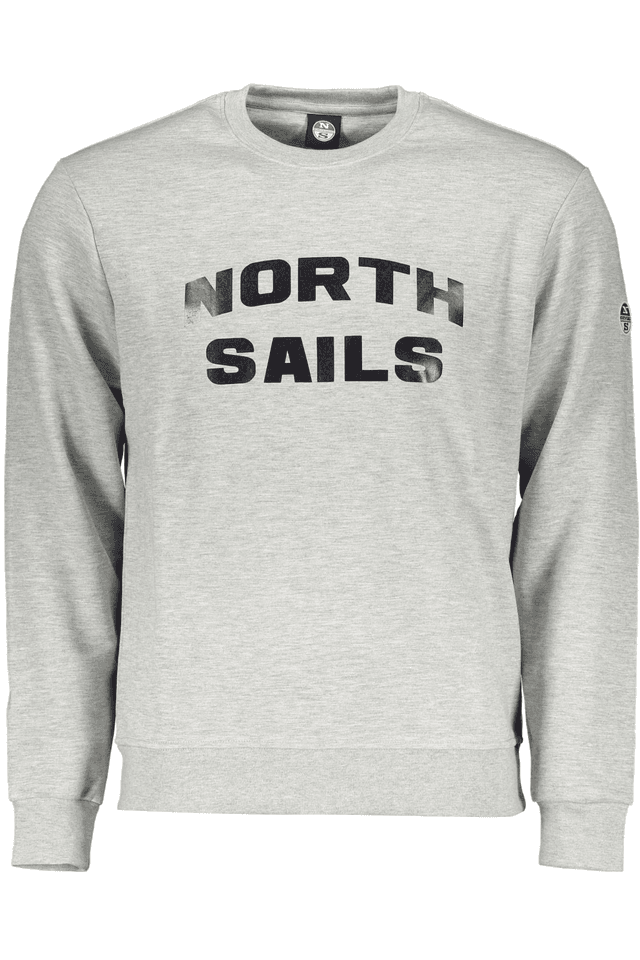2415NORTH SAILS FELPA SENZA ZIP UOMO GRIGIO