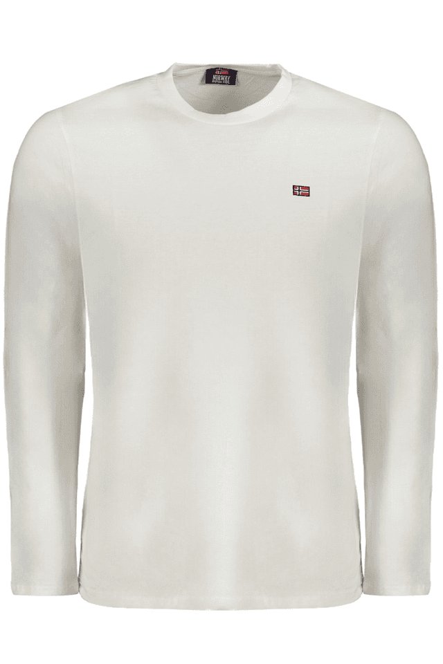10101NORWAY 1963 T-SHIRT MANICHE LUNGHE UOMO BIANCO