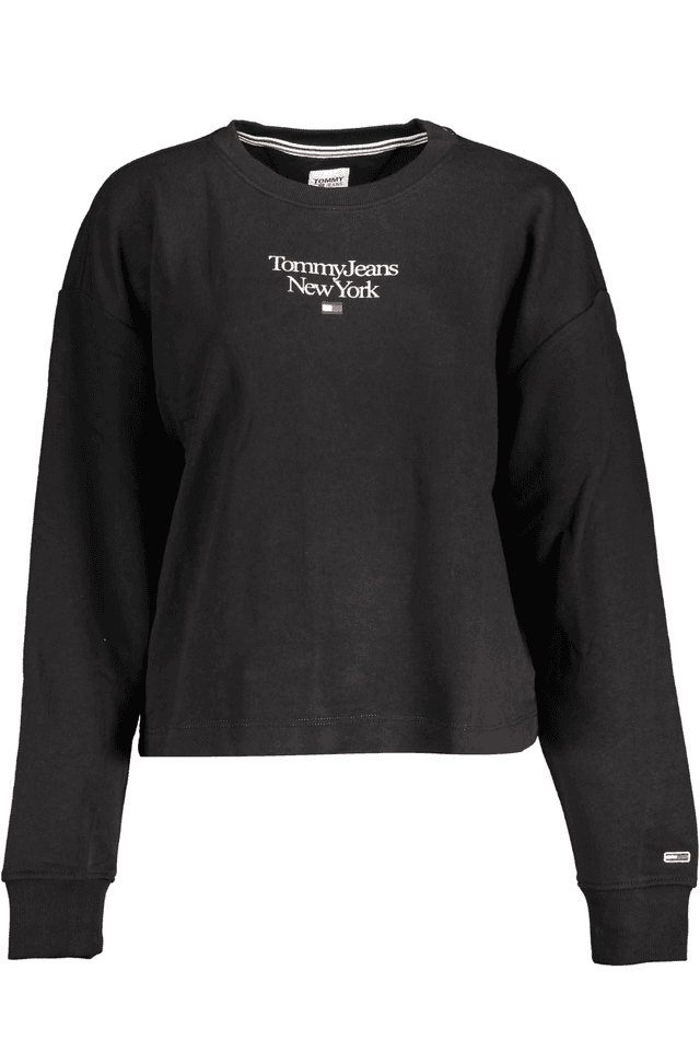 2775TOMMY HILFIGER FELPA SENZA ZIP DONNA NERO