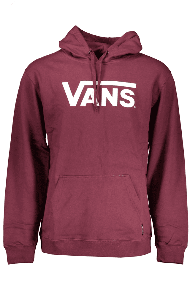 5851VANS FELPA SENZA ZIP UOMO ROSSO