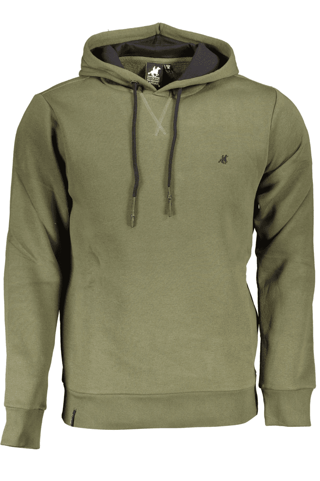 4838U.S. GRAND POLO FELPA SENZA ZIP UOMO VERDE