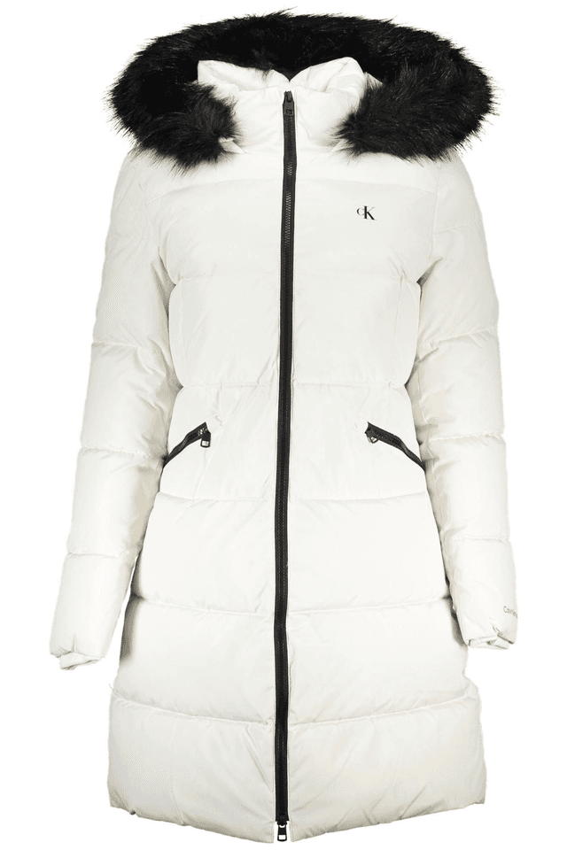 6481CALVIN KLEIN GIUBBOTTO DONNA BIANCO