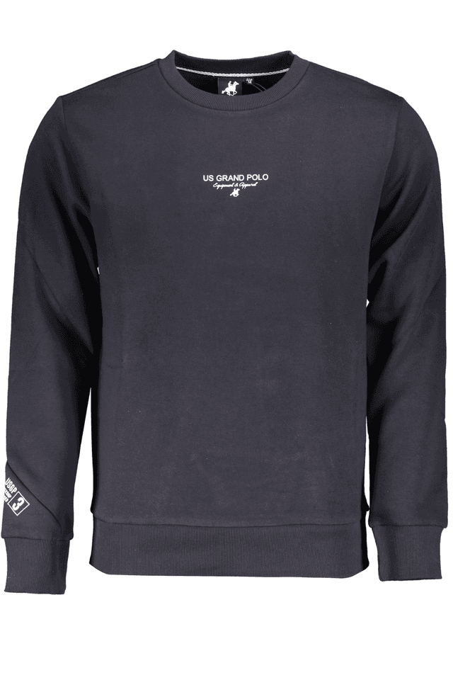 4818U.S. GRAND POLO FELPA SENZA ZIP UOMO BLU