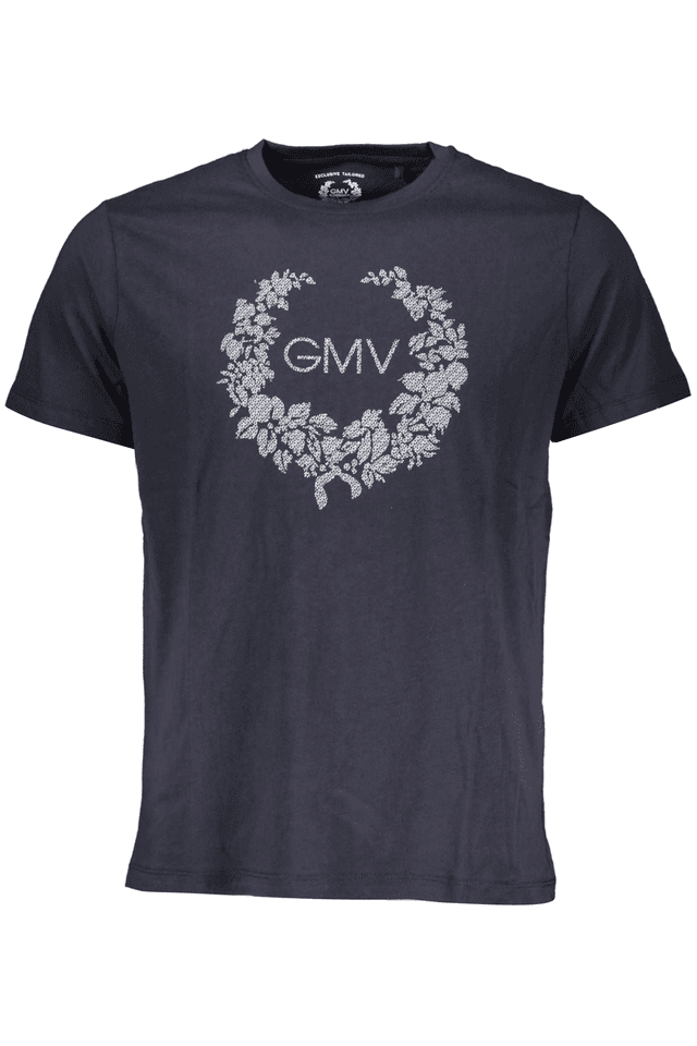 3982GIAN MARCO VENTURI T-SHIRT MANICHE CORTE UOMO BLU