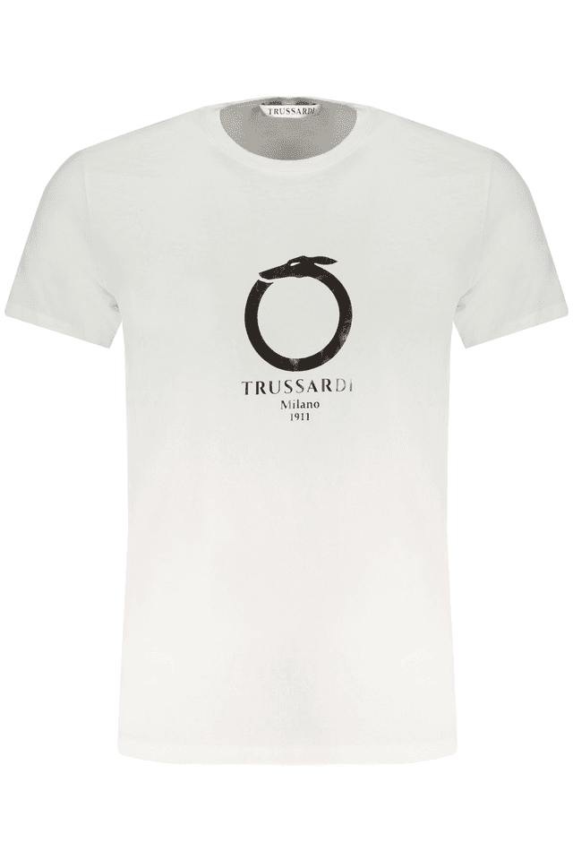 8879TRUSSARDI T-SHIRT MANICHE CORTE UOMO BIANCO