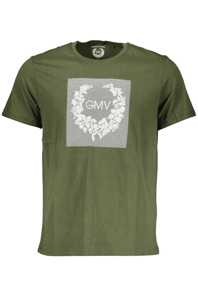 3974GIAN MARCO VENTURI T-SHIRT MANICHE CORTE UOMO VERDE