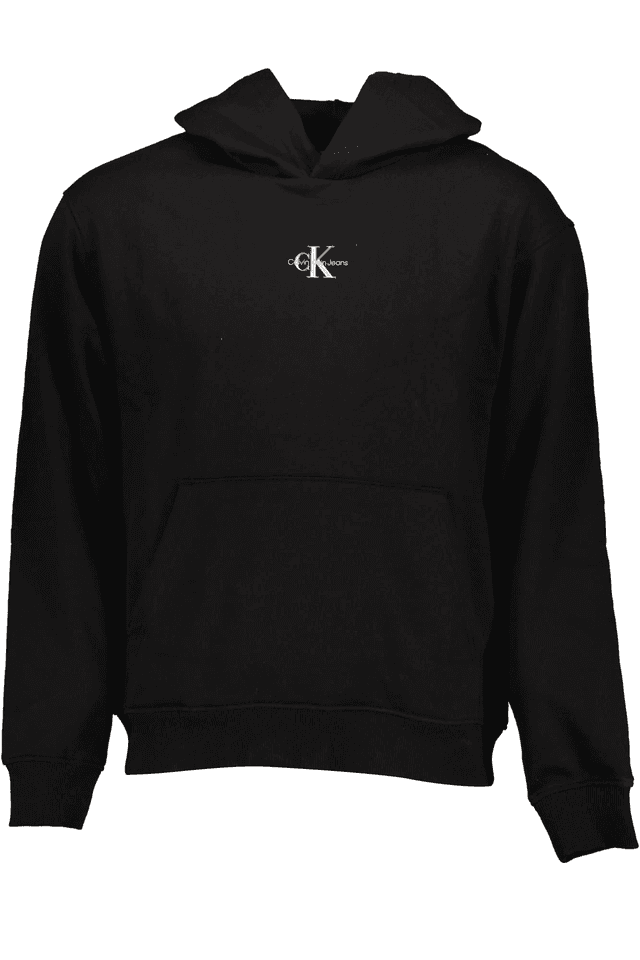 2975CALVIN KLEIN FELPA SENZA ZIP UOMO NERO