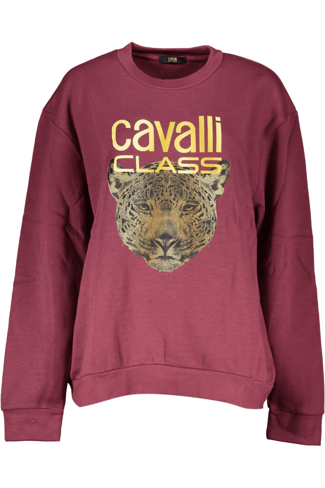 7957CAVALLI CLASS FELPA SENZA ZIP DONNA VIOLA
