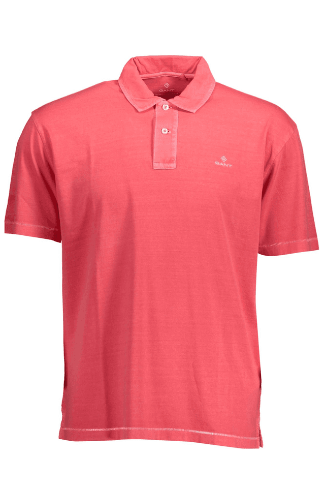 1736GANT POLO MANICHE CORTE UOMO ROSA