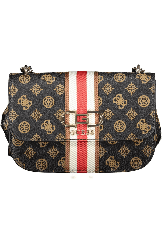 9219GUESS JEANS BORSA DONNA MARRONE