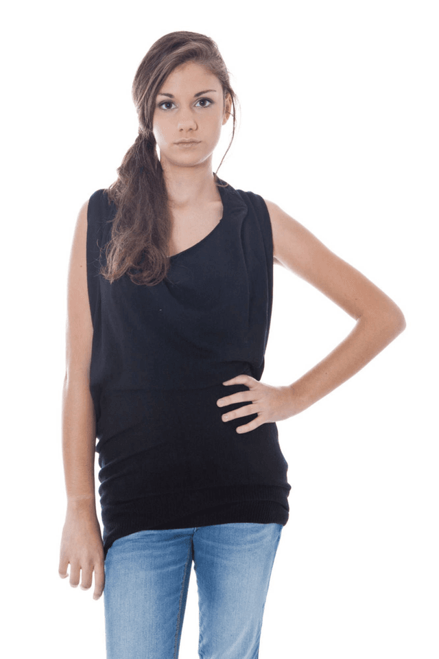 1011PHARD MAGLIA DONNA NERO