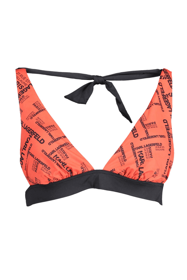 391KARL LAGERFELD BEACHWEAR COSTUME PARTE SOPRA DONNA ROSSO