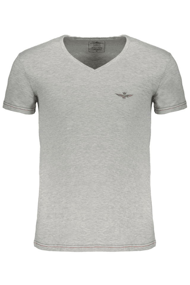 9552AERONAUTICA MILITARE T-SHIRT MANICHE CORTE UOMO GRIGIO