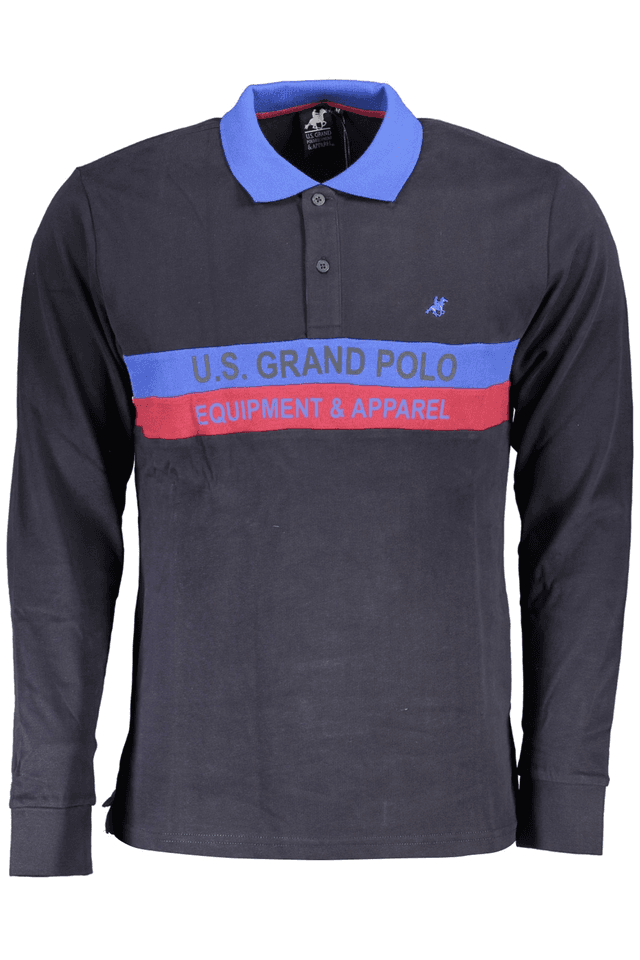 7430U.S. GRAND POLO POLO MANICHE LUNGHE UOMO BLU