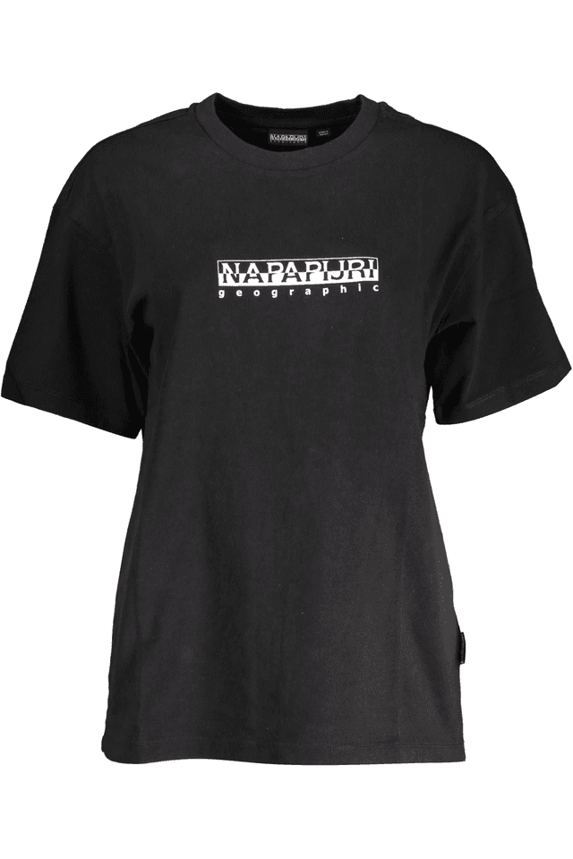 3446NAPAPIJRI T-SHIRT MANICHE CORTE DONNA NERO