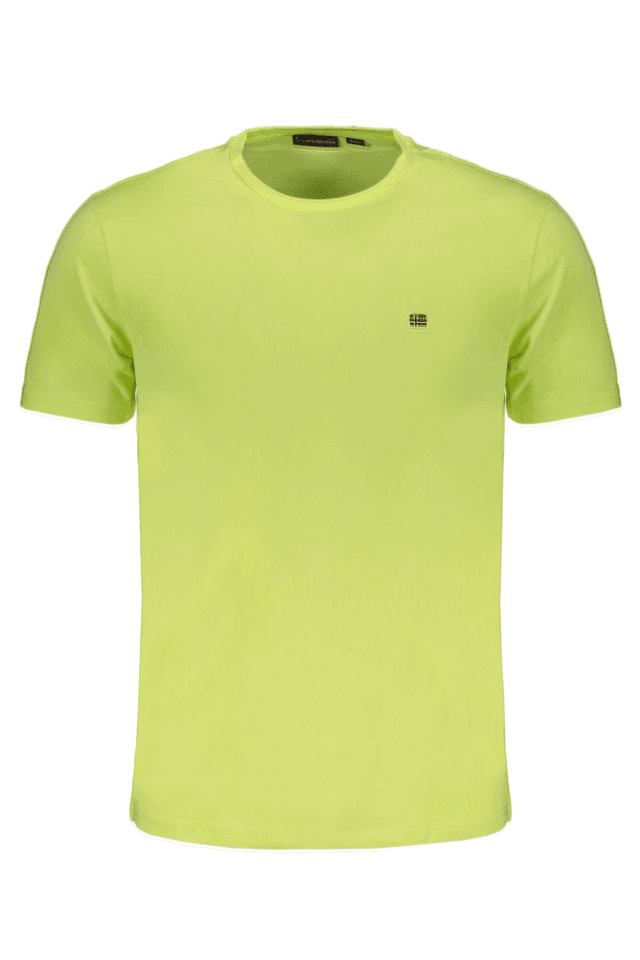 8444NAPAPIJRI T-SHIRT MANICHE CORTE UOMO GIALLO