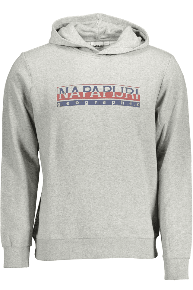 1559NAPAPIJRI FELPA SENZA ZIP UOMO GRIGIO