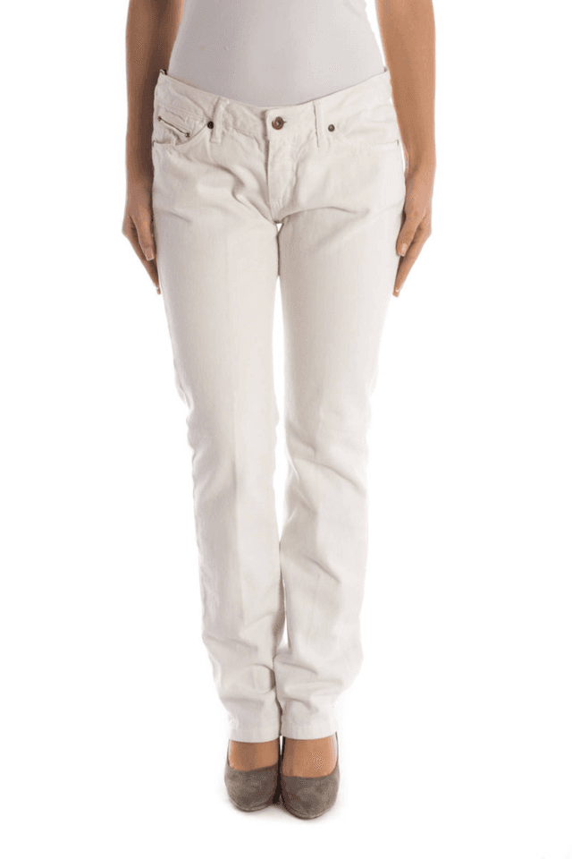 275UP STAR PANTALONE DONNA BIANCO