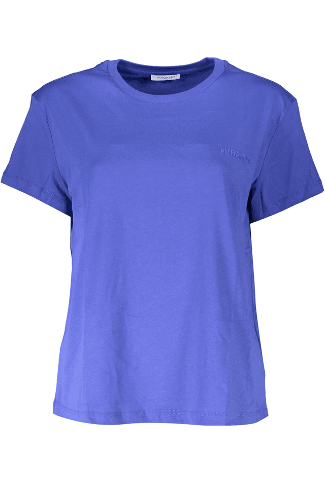 7674PATRIZIA PEPE T-SHIRT MANICHE CORTE DONNA BLU