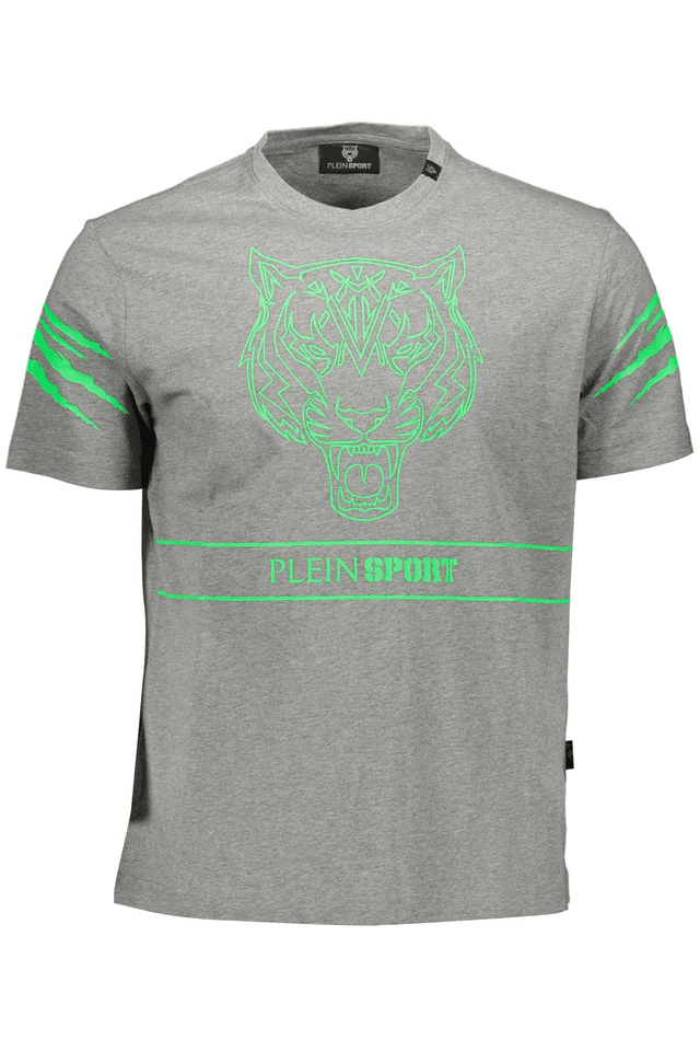 1206PLEIN SPORT T-SHIRT MANICHE CORTE UOMO GRIGIO