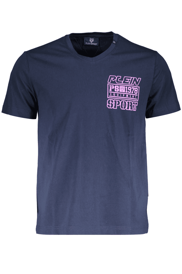 1321PLEIN SPORT T-SHIRT MANICHE CORTE UOMO BLU