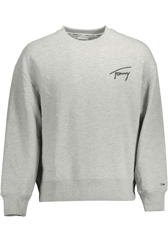 1397TOMMY HILFIGER FELPA SENZA ZIP UOMO GRIGIO