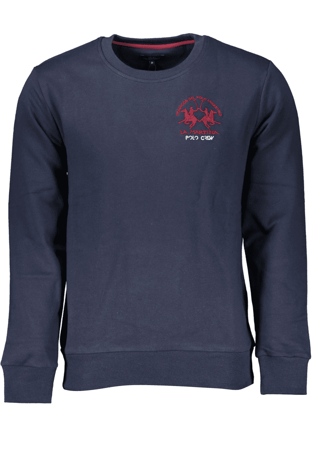 6944LA MARTINA FELPA SENZA ZIP UOMO BLU