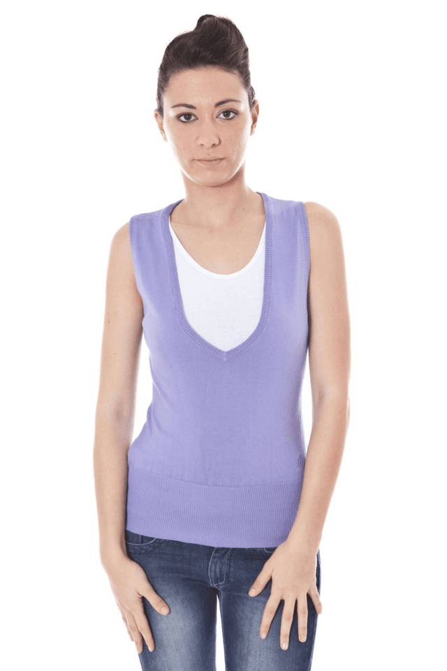 857DATCH GILET DONNA VIOLA