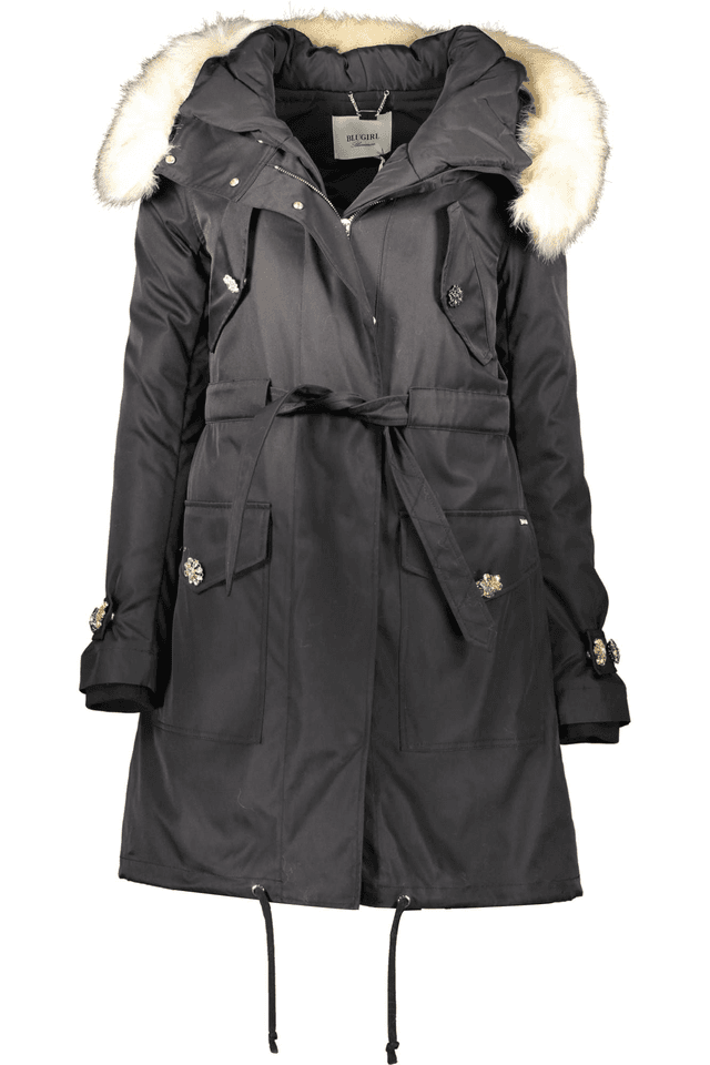 1072BLUGIRL GIUBBOTTO DONNA NERO