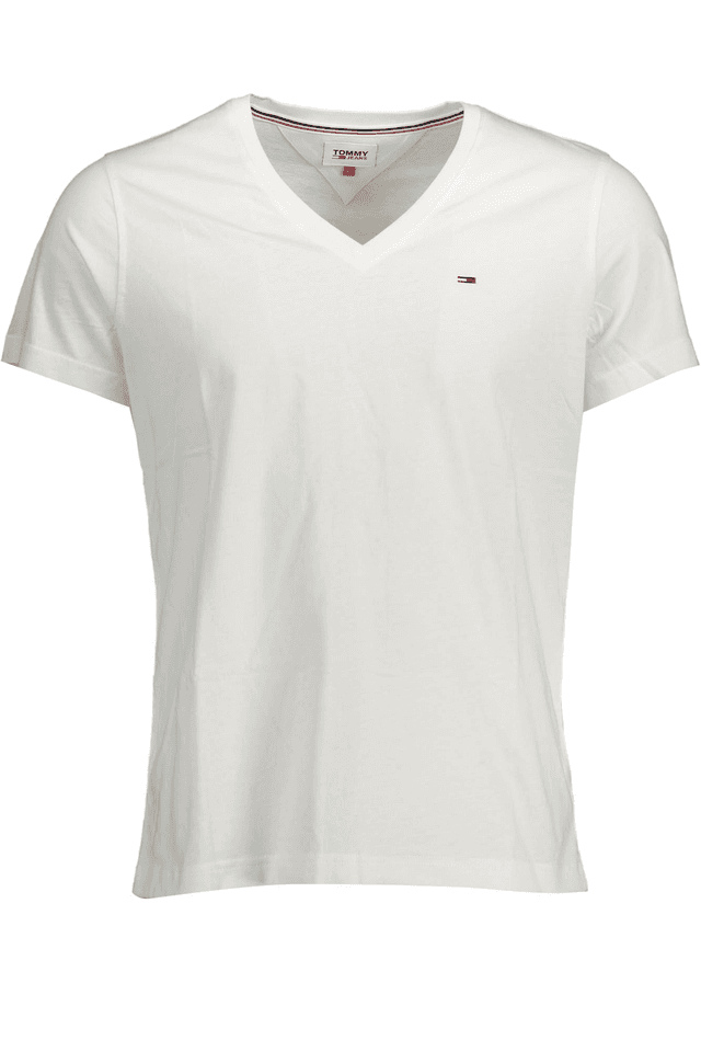 1912TOMMY HILFIGER T-SHIRT MANICHE CORTE UOMO BIANCO