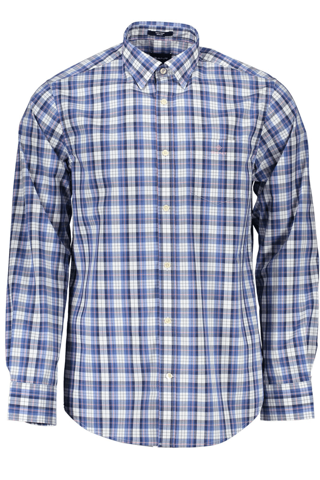 472GANT CAMICIA MANICHE LUNGHE UOMO BLU