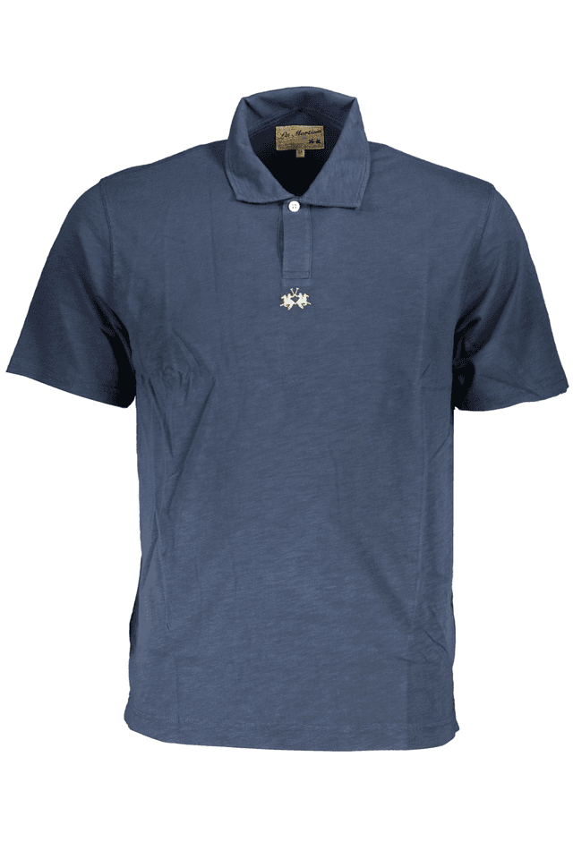 4899LA MARTINA POLO MANICHE CORTE UOMO BLU
