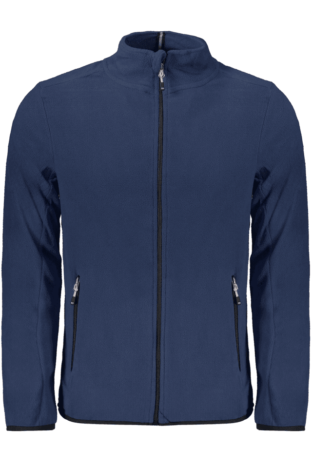 10179NORWAY 1963 FELPA CON ZIP UOMO BLU