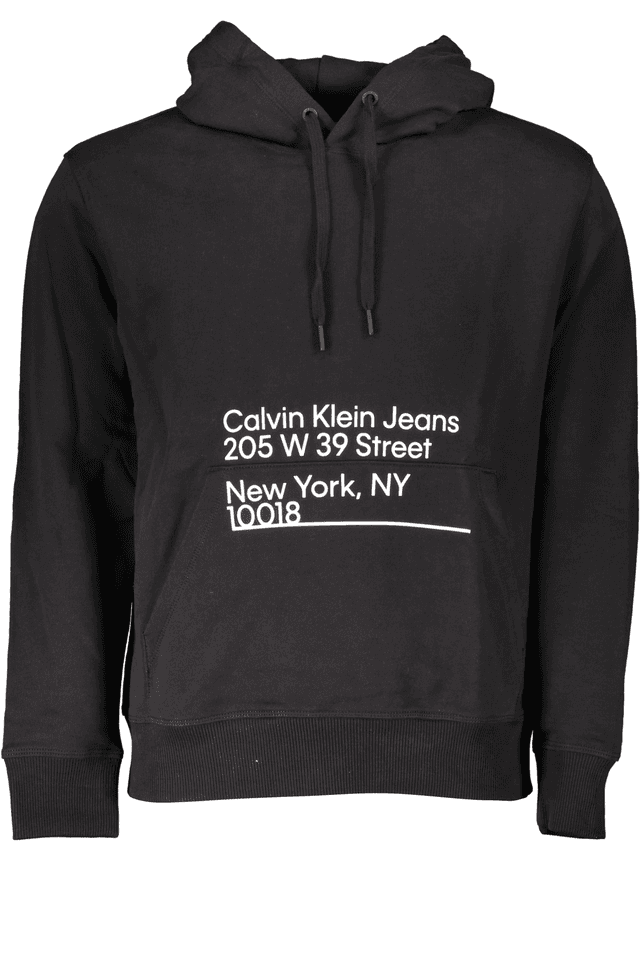 7226CALVIN KLEIN FELPA SENZA ZIP UOMO NERO