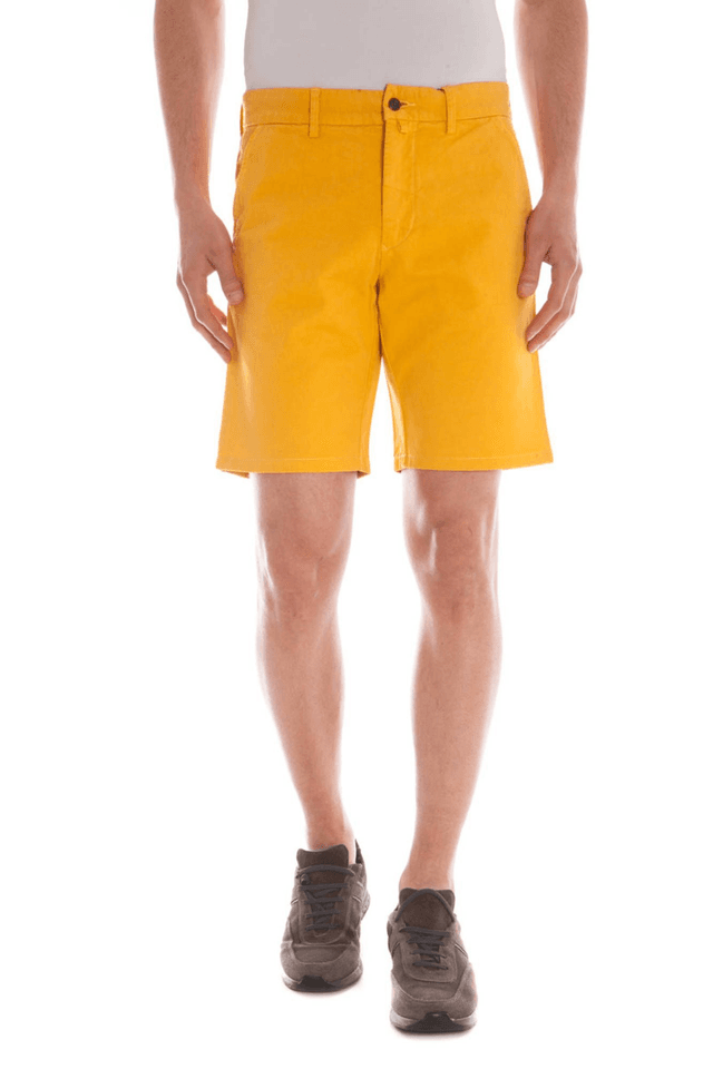 736GANT PANTALONE BERMUDA UOMO GIALLO