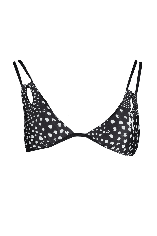 2923KARL LAGERFELD BEACHWEAR COSTUME PARTE SOPRA DONNA NERO