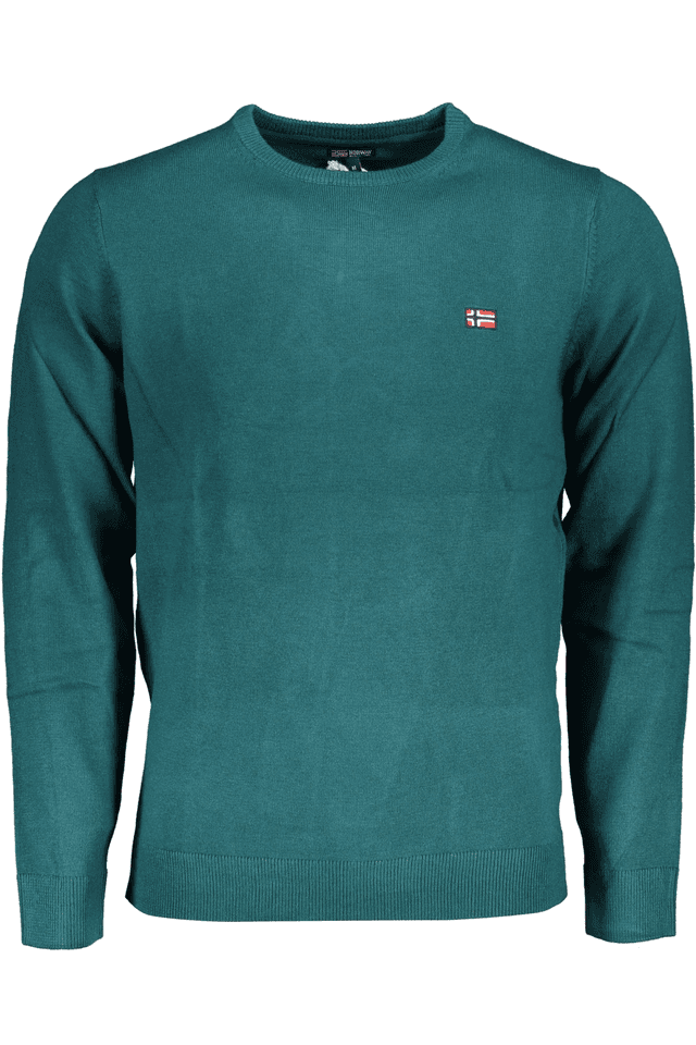 6588NORWAY 1963 MAGLIA UOMO VERDE
