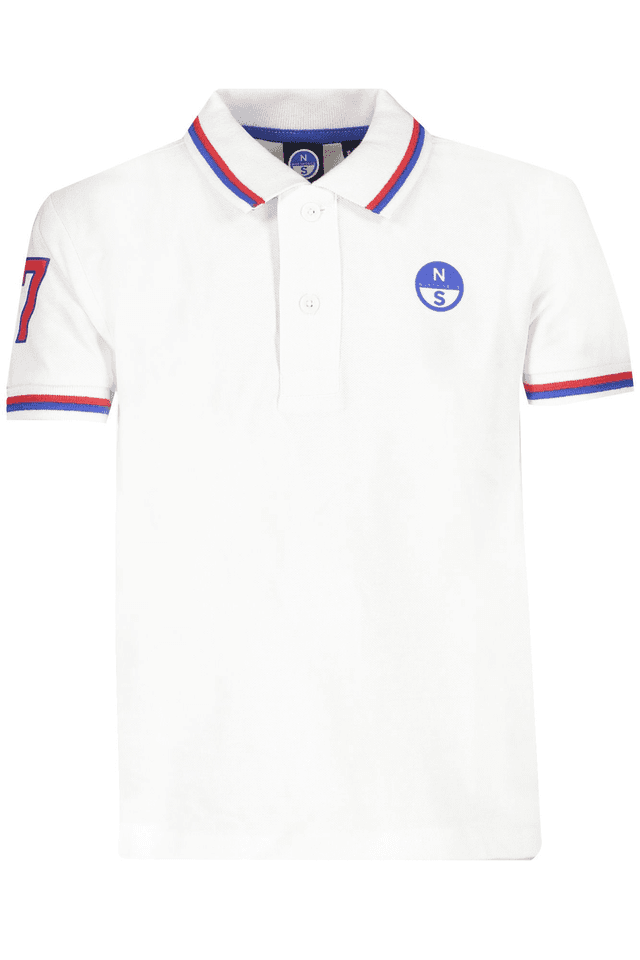 8402NORTH SAILS POLO MANICHE CORTE BAMBINO BIANCO