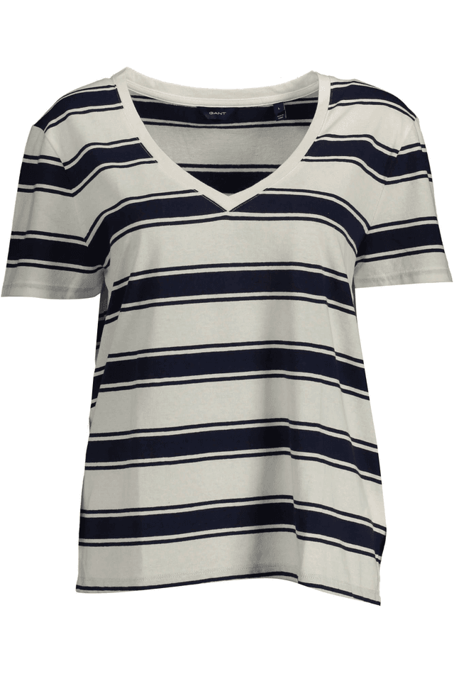 2144GANT T-SHIRT MANICHE CORTE DONNA BIANCO